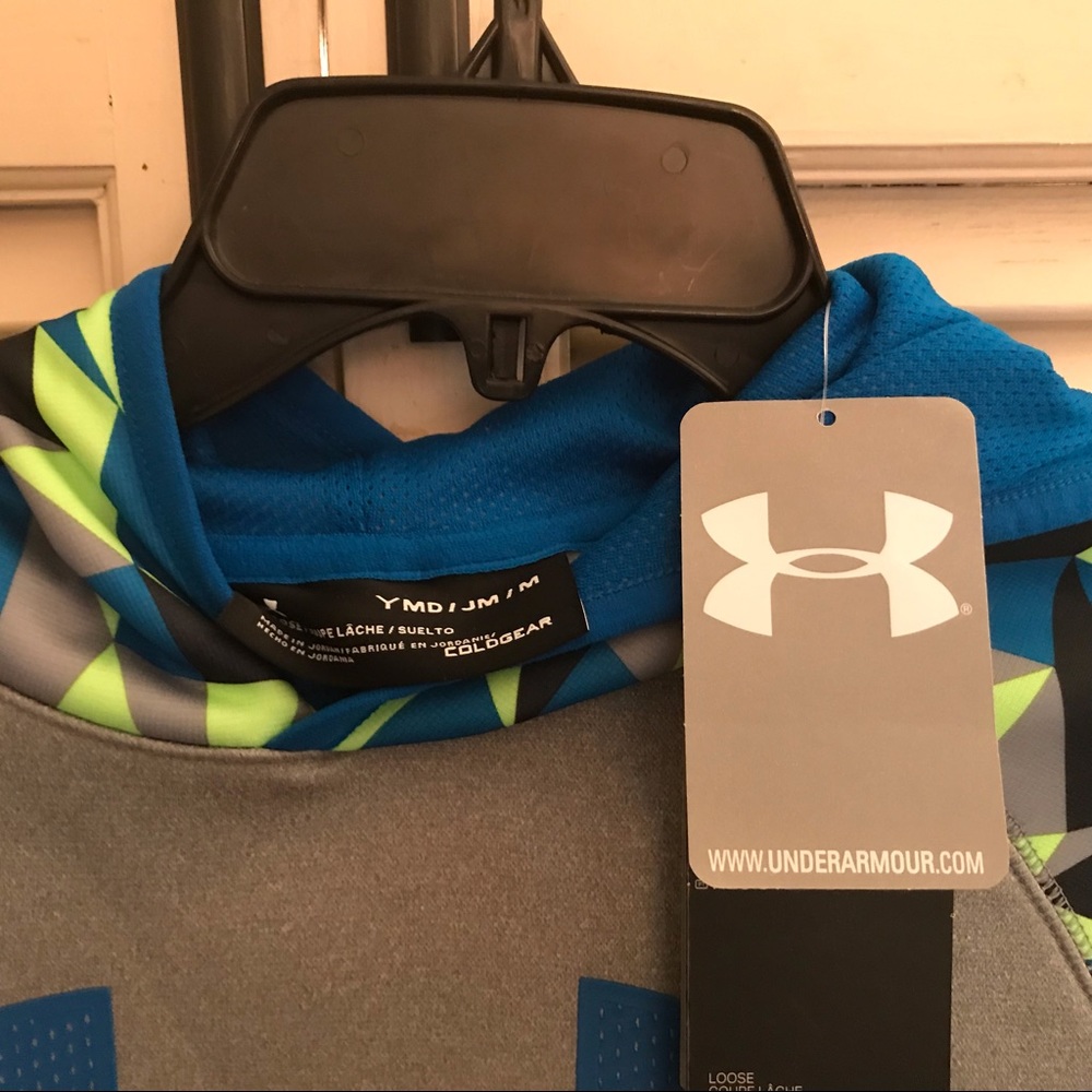 Under Armour Storm Hoodie Sweatshirt Youth Medium - Picture 3 of 5